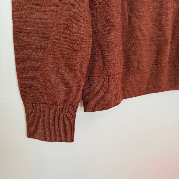 Artefact Turtleneck Sweater Knit Long Sleeve Pullover Rust NWT Men’s Medium - Picture 4 of 8